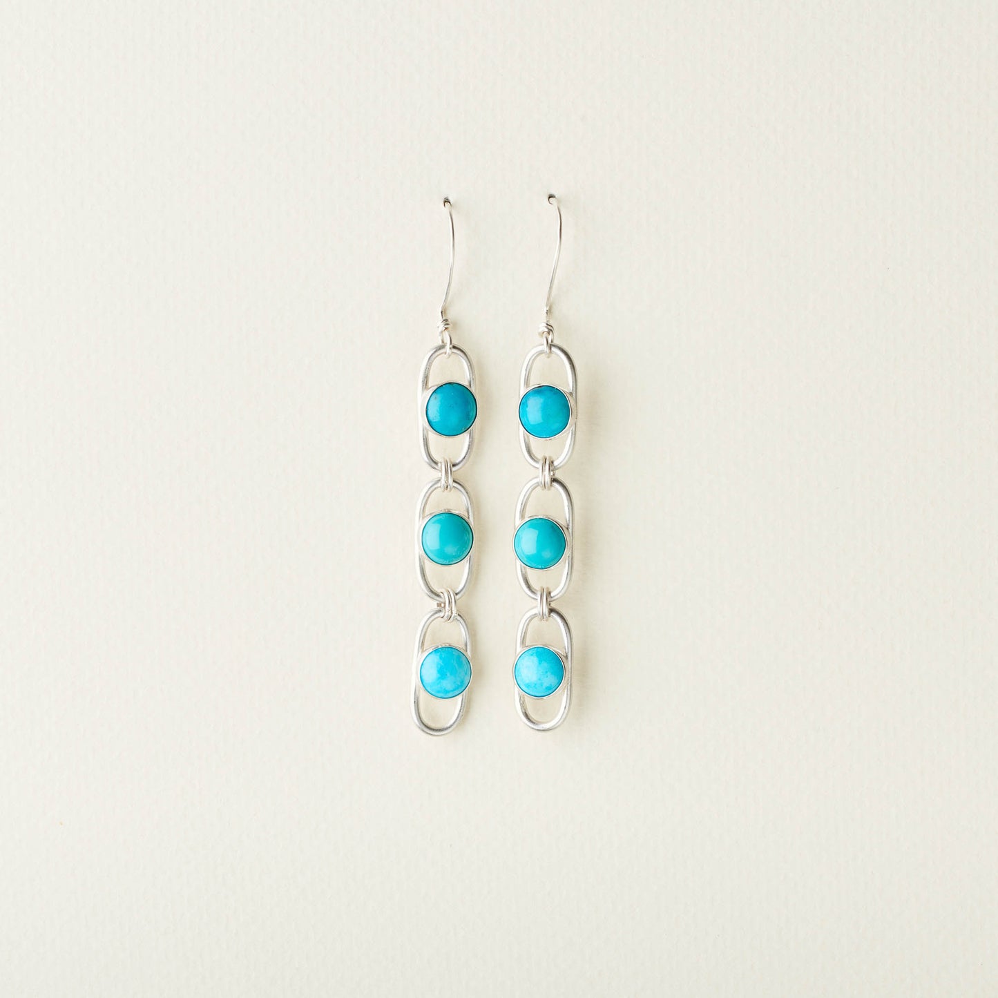 Trickle Earrings :: Turquoise Trio